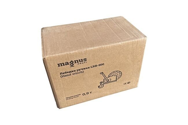 Лебедка ручная барабанная Magnus-Profi LRB 900 г/п 0,9 т, 10 м